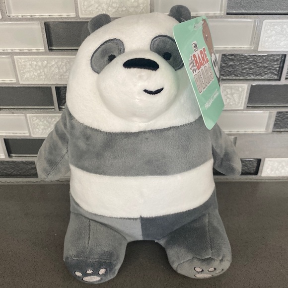 We Bare Bears Plush Panda Bear Cartoon Network Warner Bros. Toy Factory 7โ / NEW - Picture 1 of 11